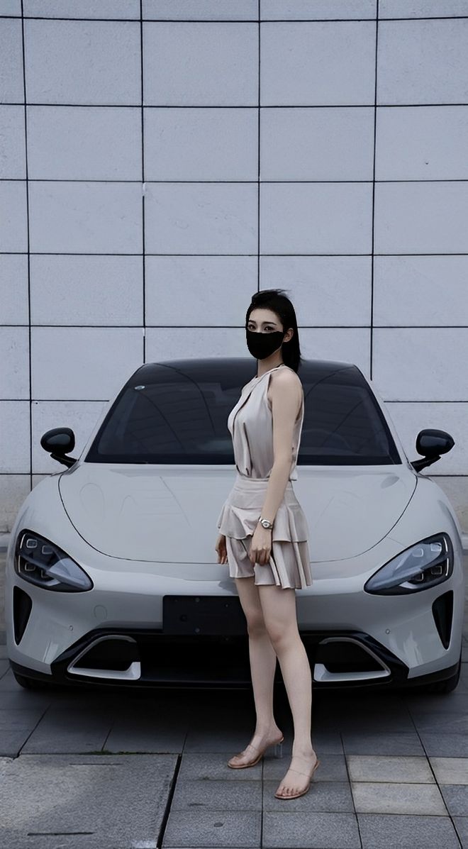 质量都这么高的吗？仙女也就长这样吧电子pg游戏小米SU7的美女车主(图10)