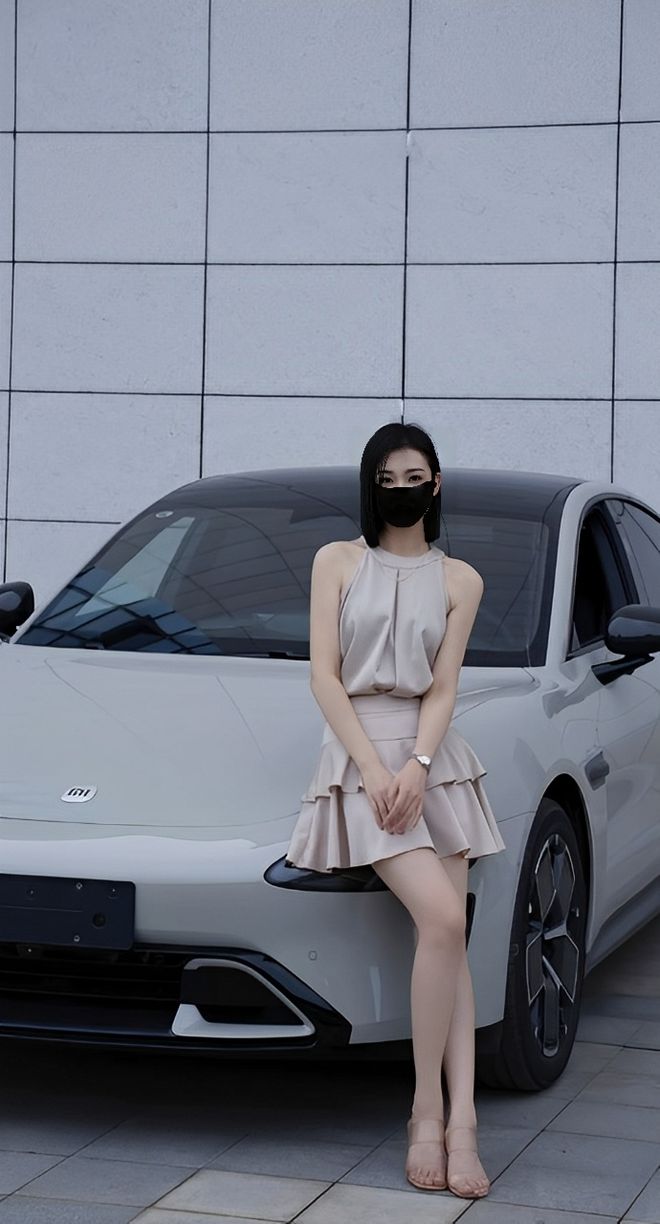 质量都这么高的吗？仙女也就长这样吧电子pg游戏小米SU7的美女车主(图7)